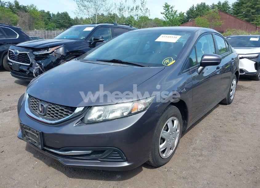 Photo 2 of 2014 Honda Civic LX (VIN 19XFB2F54EE243621)