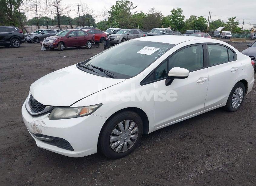 Photo 2 of 2014 Honda Civic LX (VIN 19XFB2F54EE249435)