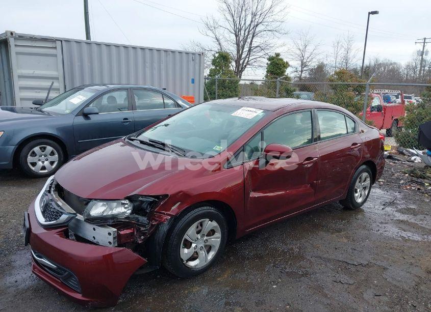 Photo 2 of 2015 Honda Civic LX (VIN 19XFB2F54FE011389)