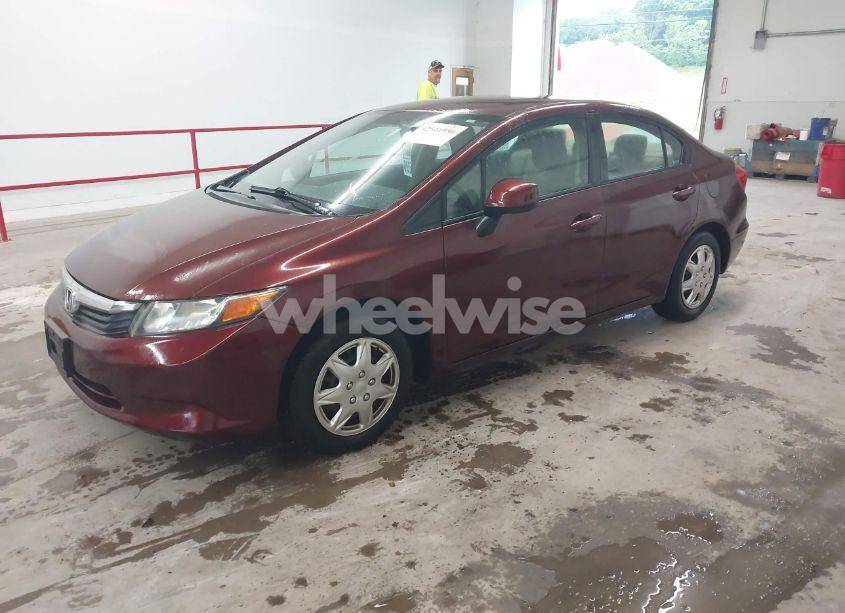 Photo 2 of 2012 Honda Civic LX (VIN 19XFB2F55CE042257)