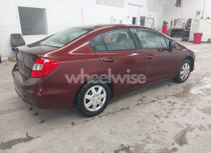 Photo 4 of 2012 Honda Civic LX (VIN 19XFB2F55CE042257)