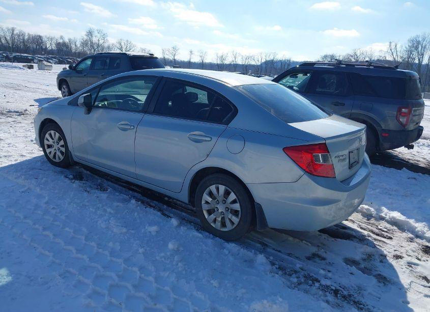 Photo 3 of 2012 Honda Civic SDN LX (VIN 19XFB2F55CE054862)