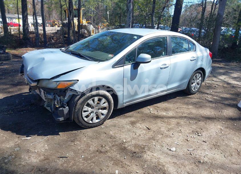 Photo 2 of 2012 Honda Civic LX (VIN 19XFB2F55CE080037)