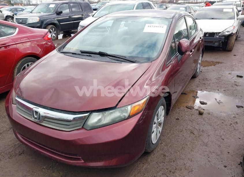 Photo 2 of 2012 Honda Civic LX (VIN 19XFB2F55CE101386)