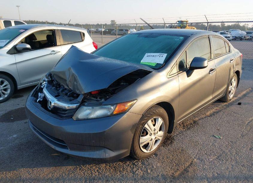 Photo 2 of 2012 Honda Civic LX (VIN 19XFB2F55CE108709)