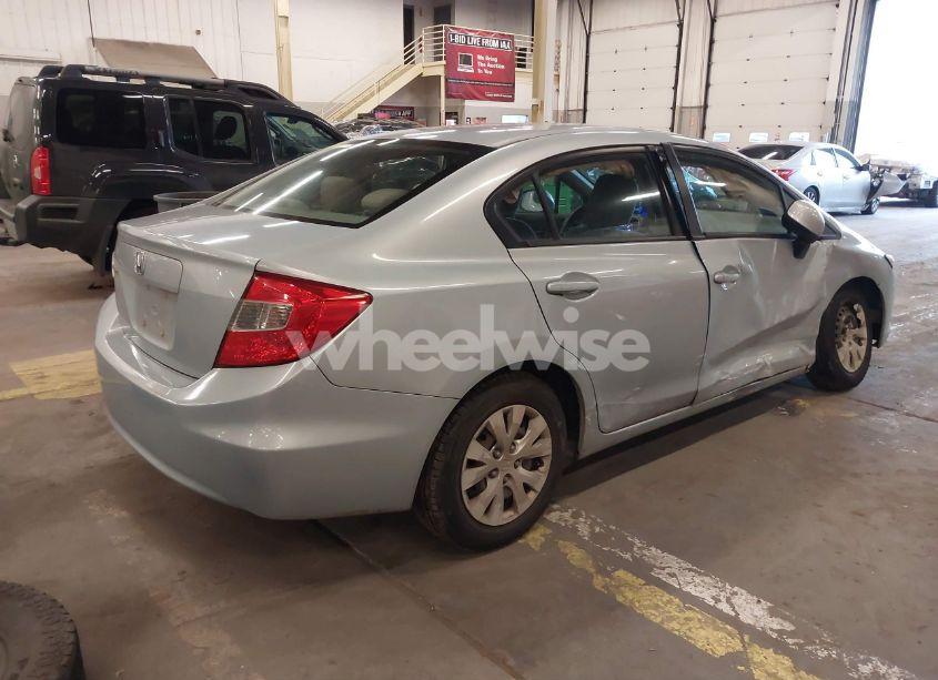 Photo 4 of 2012 Honda Civic SDN LX (VIN 19XFB2F55CE321269)
