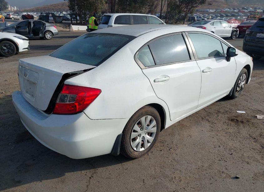 Photo 4 of 2012 Honda Civic SDN LX (VIN 19XFB2F55CE342705)