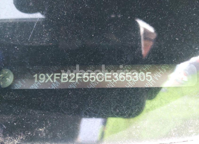 Photo 12 of 2012 Honda Civic LX (VIN 19XFB2F55CE365305)
