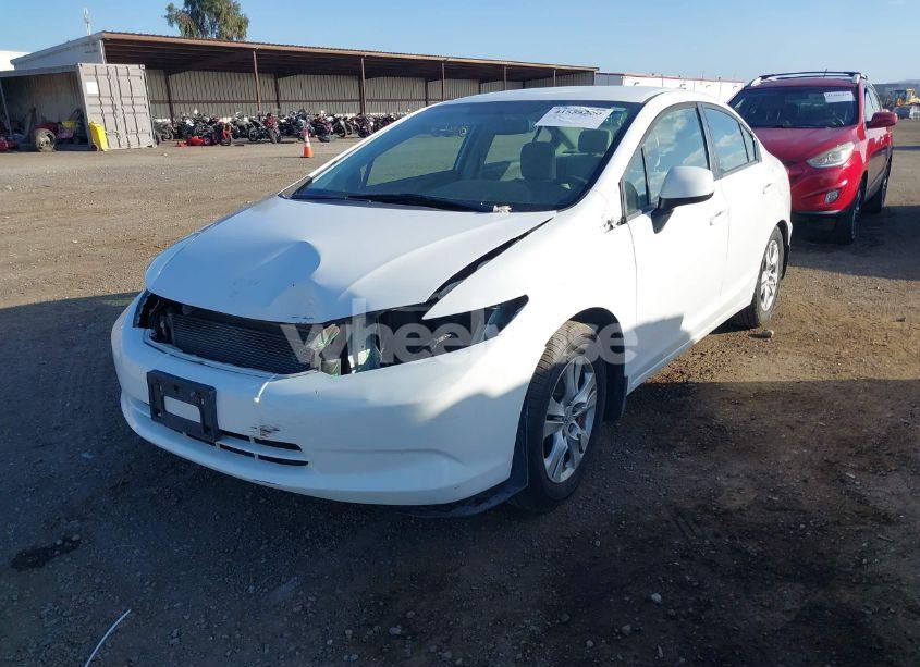 Photo 2 of 2012 Honda Civic SDN LX (VIN 19XFB2F55CE370598)