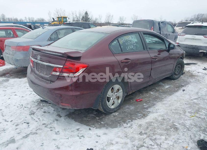 Photo 4 of 2013 Honda Civic LX (VIN 19XFB2F55DE039702)