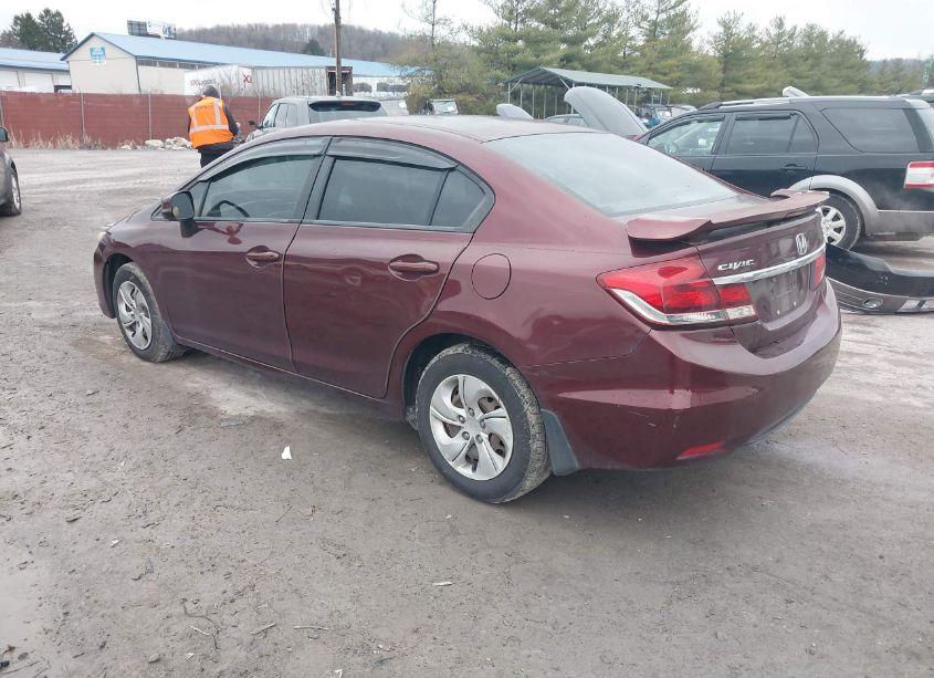 Photo 3 of 2013 Honda Civic LX (VIN 19XFB2F55DE076829)