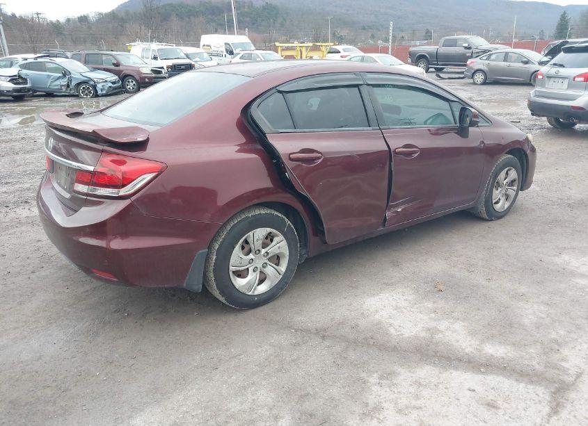 Photo 4 of 2013 Honda Civic LX (VIN 19XFB2F55DE076829)