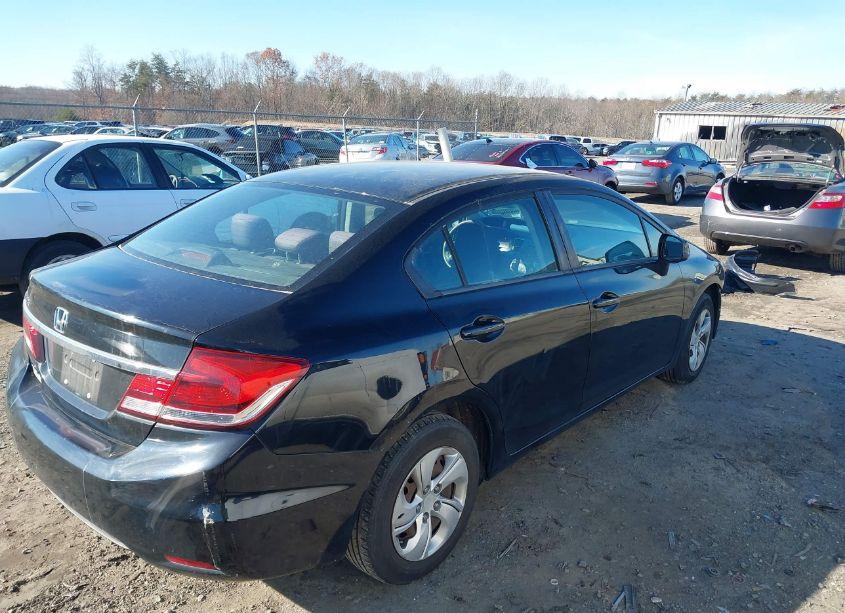 Photo 4 of 2013 Honda Civic LX (VIN 19XFB2F55DE216927)