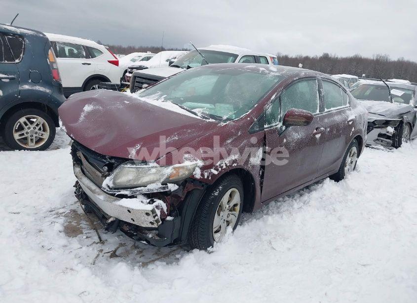 Photo 2 of 2014 Honda Civic LX (VIN 19XFB2F55EE013893)