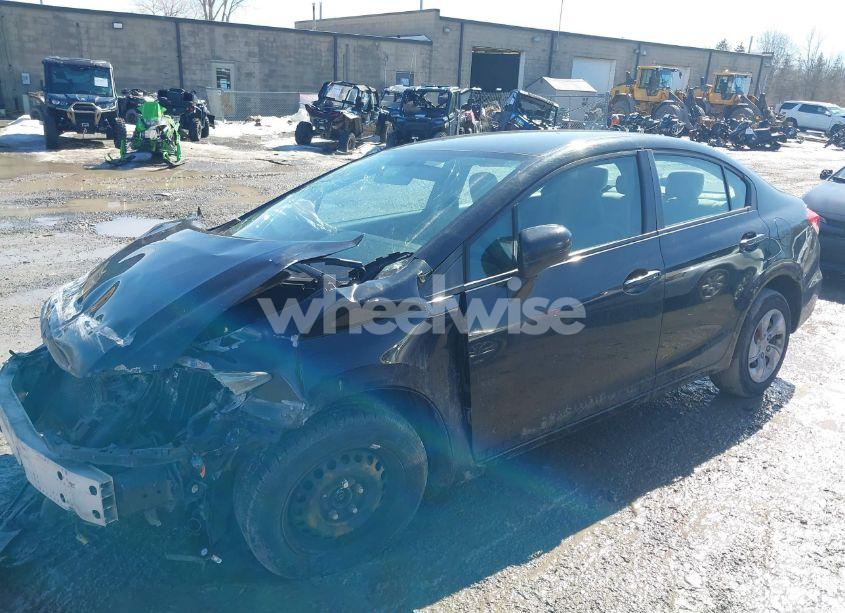 Photo 2 of 2014 Honda Civic LX (VIN 19XFB2F55EE035098)