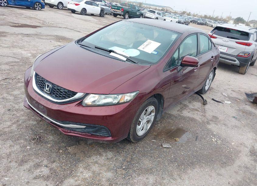Photo 2 of 2014 Honda Civic LX (VIN 19XFB2F55EE038633)
