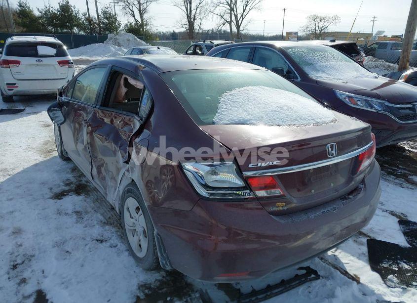 Photo 3 of 2014 Honda Civic LX (VIN 19XFB2F55EE039555)