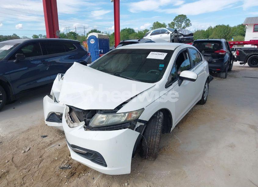 Photo 2 of 2014 Honda Civic LX (VIN 19XFB2F55EE068456)
