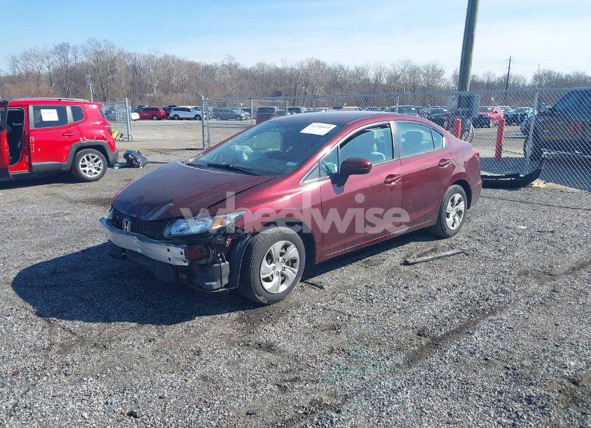 Photo 2 of 2014 Honda Civic LX (VIN 19XFB2F55EE070658)