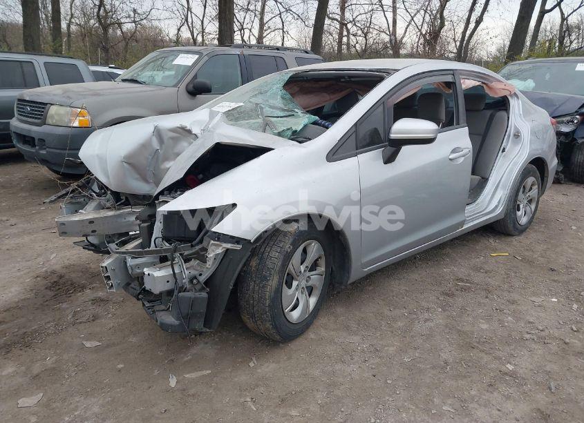 Photo 2 of 2014 Honda Civic LX (VIN 19XFB2F55EE210725)