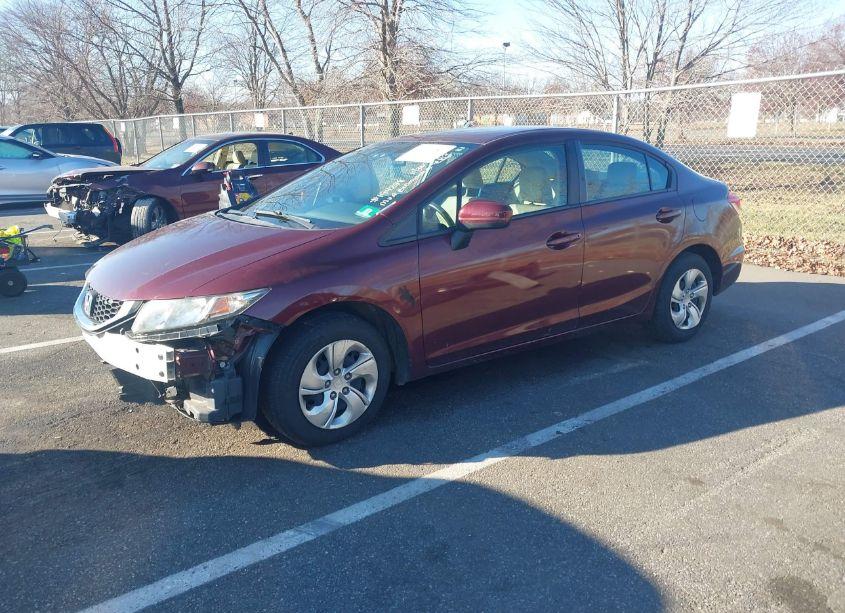 Photo 2 of 2014 Honda Civic LX (VIN 19XFB2F55EE219053)