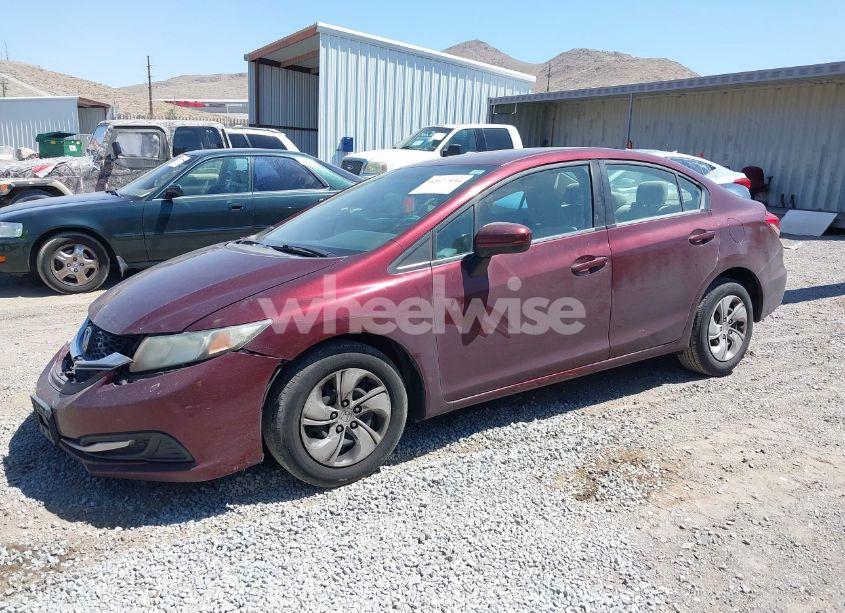 Photo 2 of 2014 Honda Civic LX (VIN 19XFB2F55EE249489)