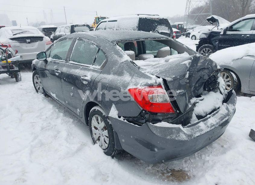 Photo 3 of 2012 Honda Civic SDN LX (VIN 19XFB2F56CE039772)