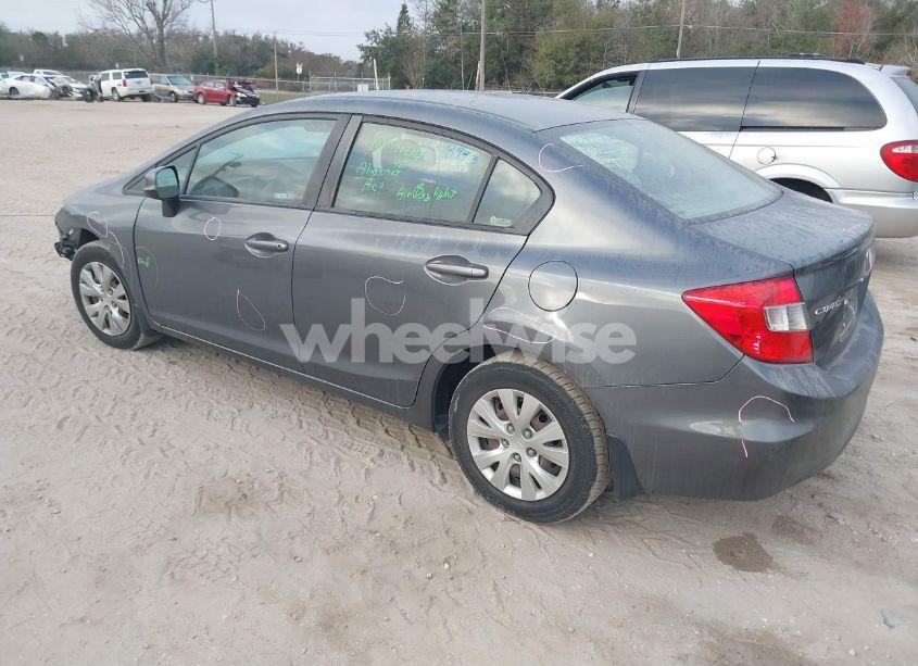 Photo 3 of 2012 Honda Civic LX (VIN 19XFB2F56CE051257)