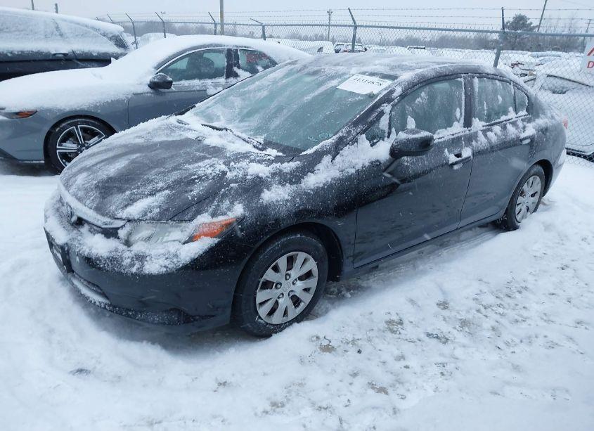 Photo 2 of 2012 Honda Civic SDN LX (VIN 19XFB2F56CE072836)