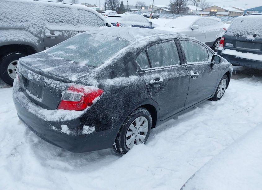 Photo 4 of 2012 Honda Civic SDN LX (VIN 19XFB2F56CE072836)