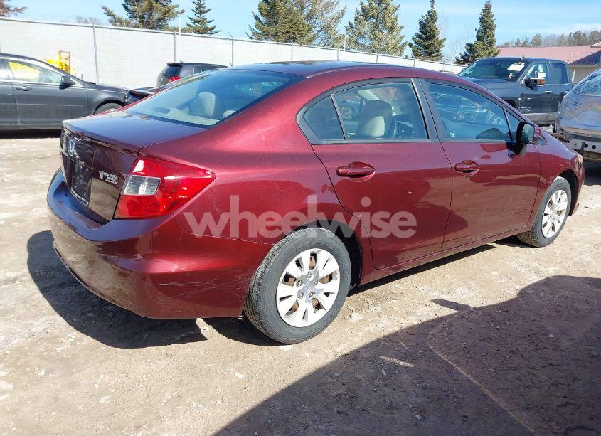 Photo 4 of 2012 Honda Civic LX (VIN 19XFB2F56CE098093)
