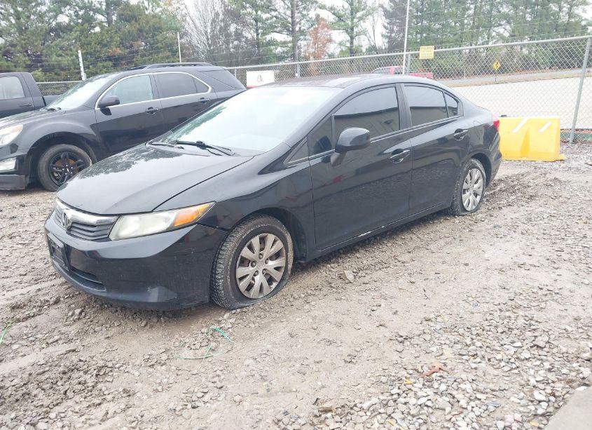 Photo 2 of 2012 Honda Civic SDN LX (VIN 19XFB2F56CE357066)