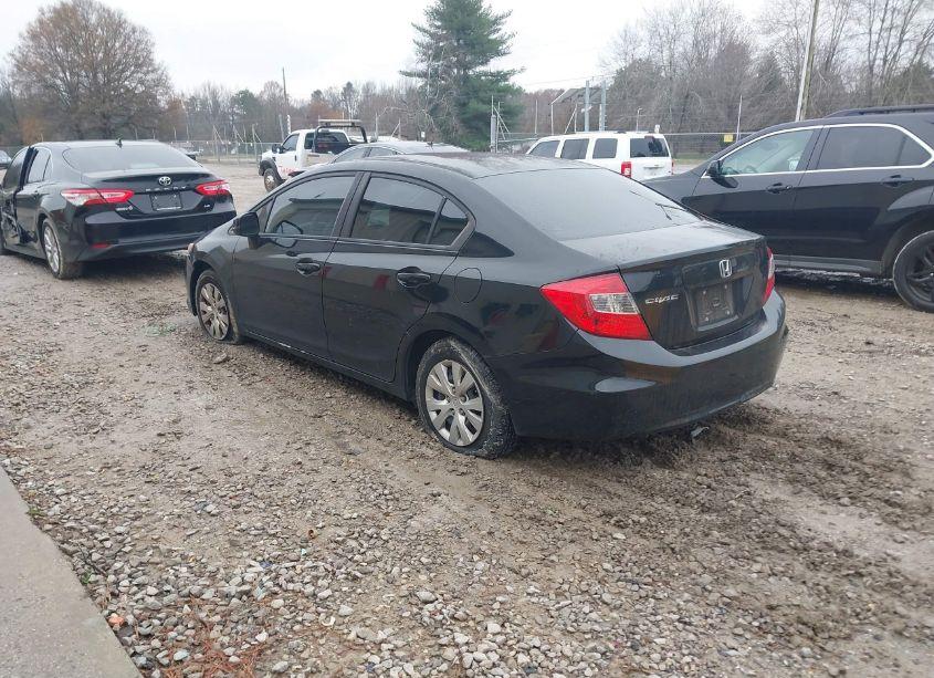 Photo 3 of 2012 Honda Civic SDN LX (VIN 19XFB2F56CE357066)