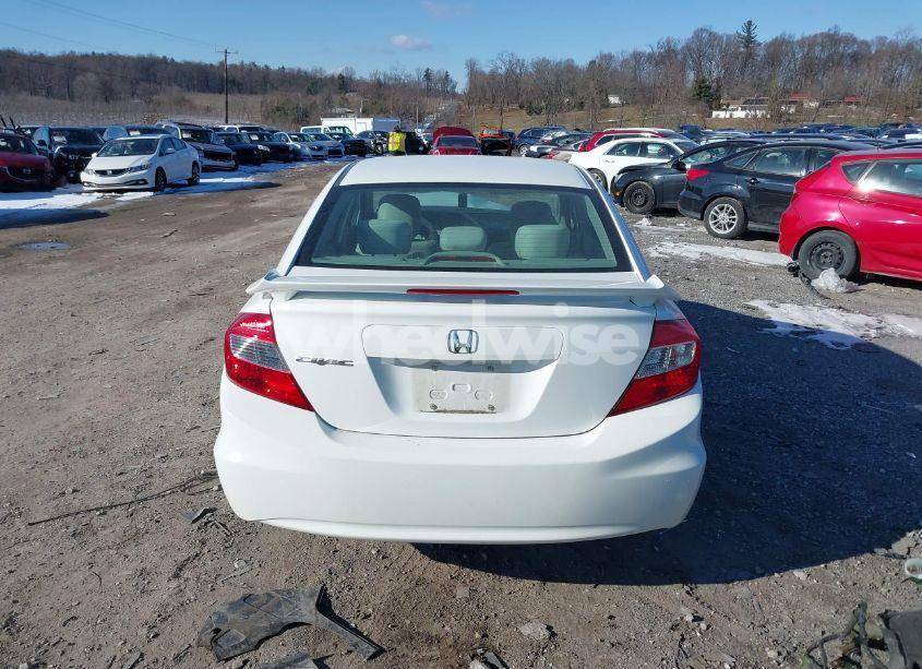 Photo 16 of 2012 Honda Civic SDN LX (VIN 19XFB2F56CE358962)