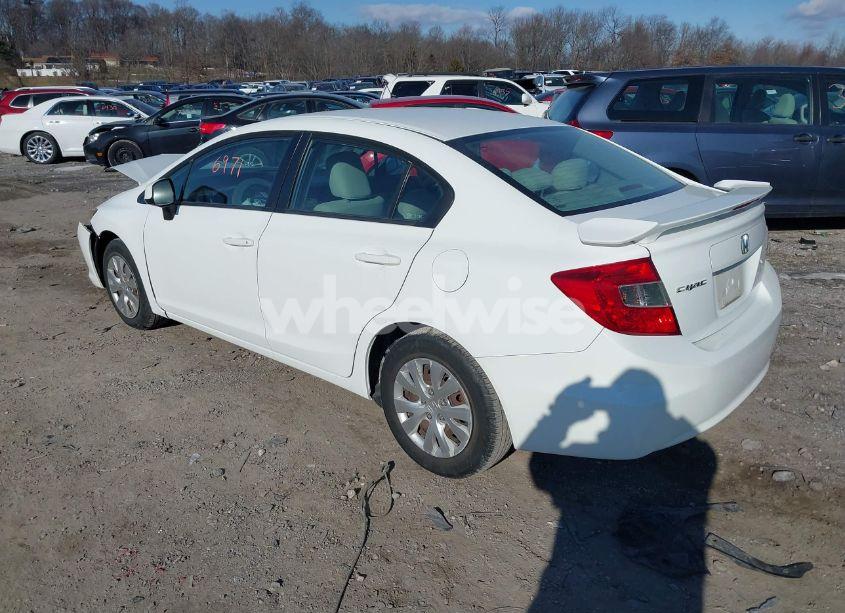 Photo 3 of 2012 Honda Civic SDN LX (VIN 19XFB2F56CE358962)