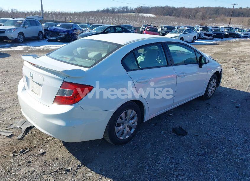 Photo 4 of 2012 Honda Civic SDN LX (VIN 19XFB2F56CE358962)