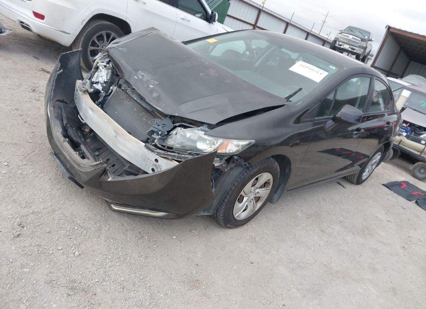 Photo 2 of 2013 Honda Civic LX (VIN 19XFB2F56DE063281)