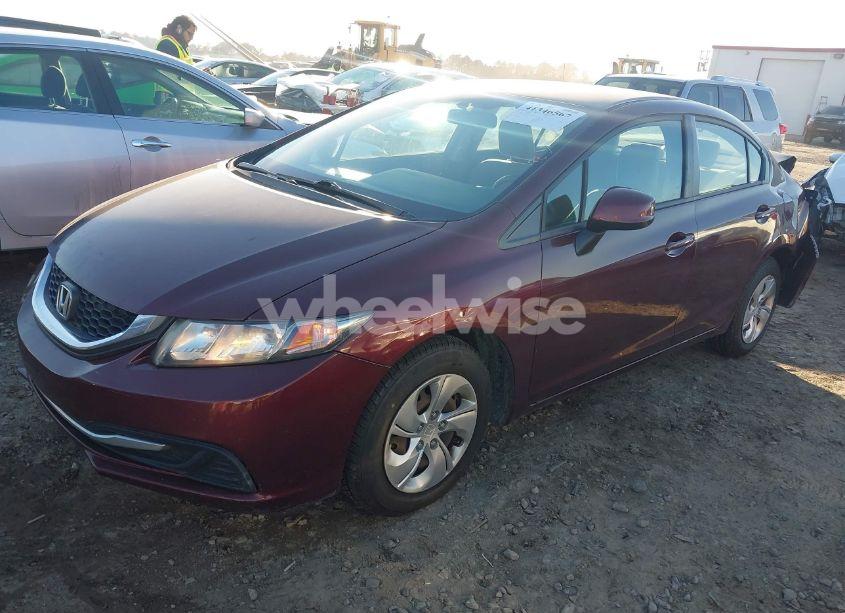 Photo 2 of 2013 Honda Civic LX (VIN 19XFB2F56DE080128)