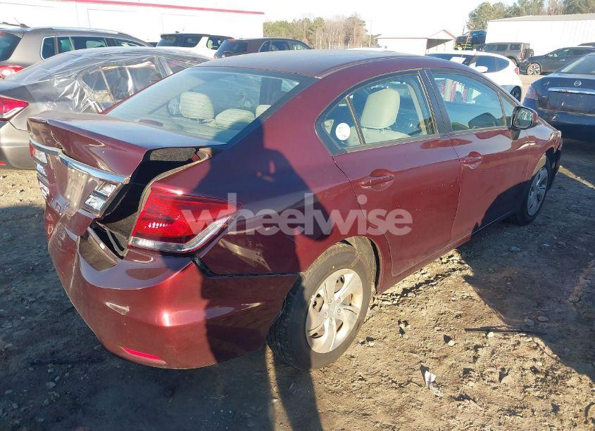 Photo 4 of 2013 Honda Civic LX (VIN 19XFB2F56DE080128)