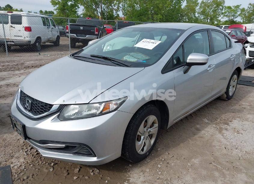 Photo 2 of 2014 Honda Civic LX (VIN 19XFB2F56EE000098)