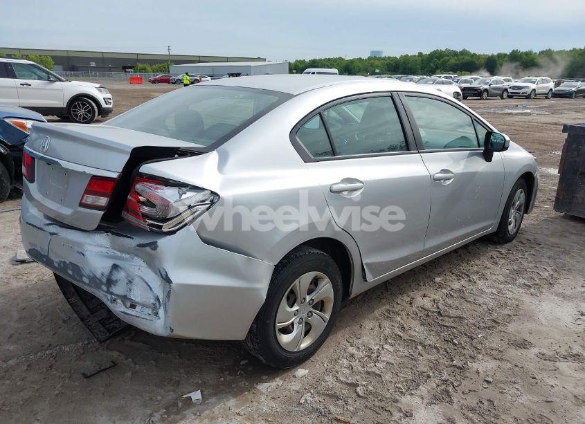 Photo 4 of 2014 Honda Civic LX (VIN 19XFB2F56EE000098)