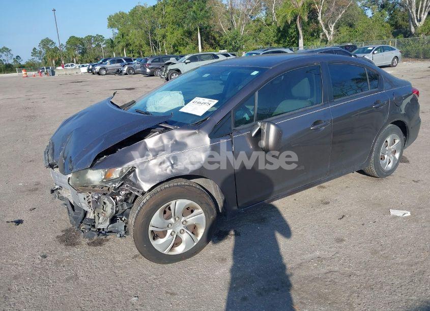 Photo 2 of 2014 Honda Civic LX (VIN 19XFB2F56EE027866)