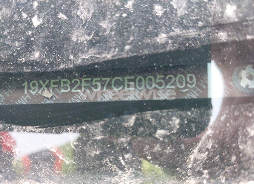 Photo 9 of 2012 Honda Civic LX (VIN 19XFB2F57CE005209)