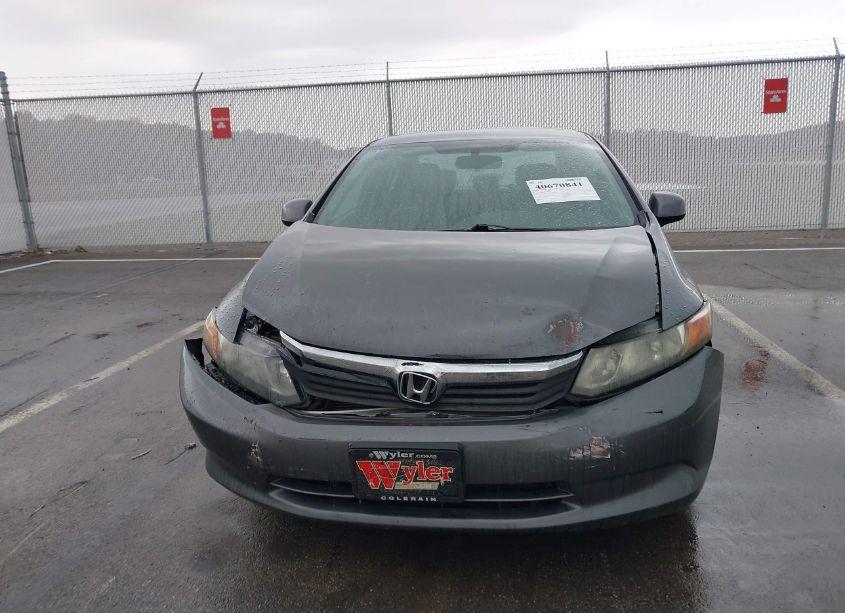 Photo 13 of 2012 Honda Civic SDN LX (VIN 19XFB2F57CE054409)