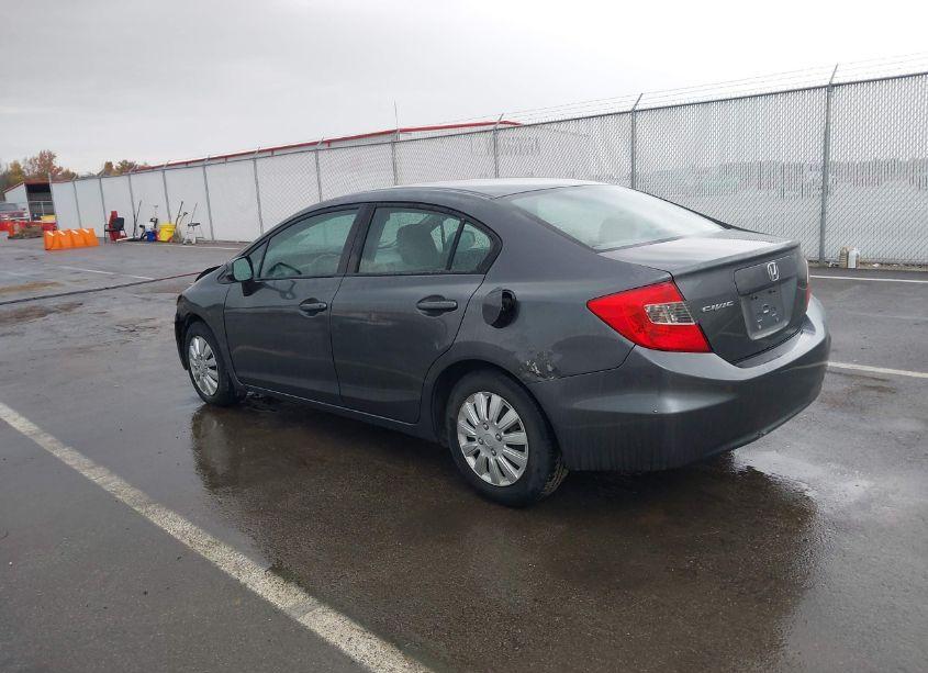 Photo 3 of 2012 Honda Civic SDN LX (VIN 19XFB2F57CE054409)