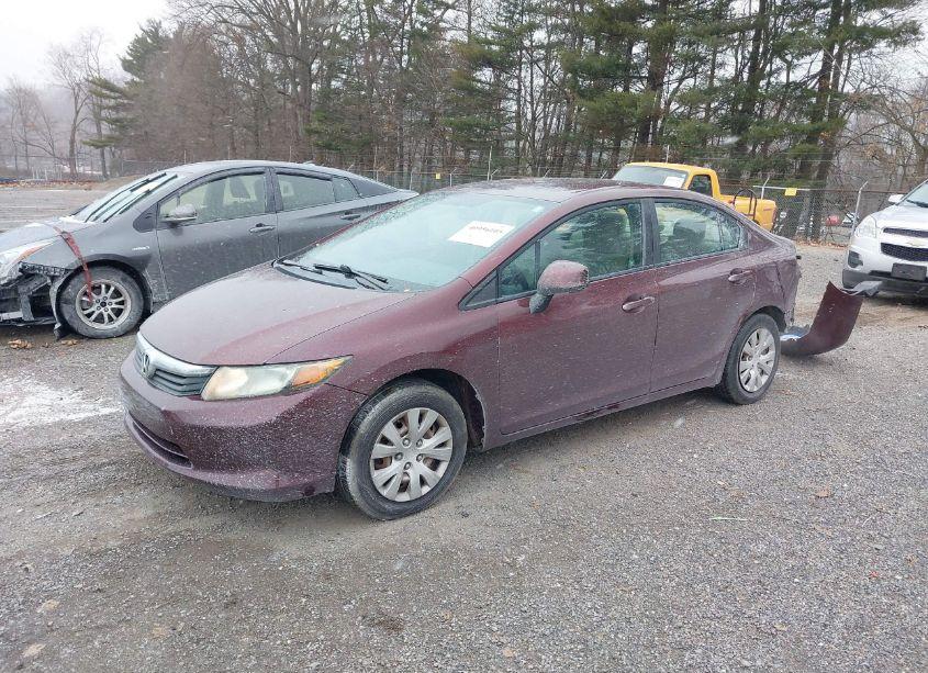Photo 2 of 2012 Honda Civic LX (VIN 19XFB2F57CE061554)