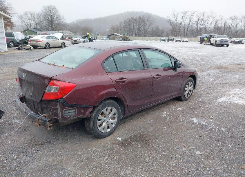 Photo 4 of 2012 Honda Civic LX (VIN 19XFB2F57CE061554)