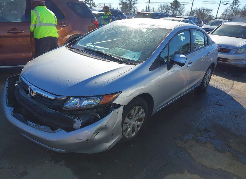 Photo 2 of 2012 Honda Civic SDN LX (VIN 19XFB2F57CE065958)