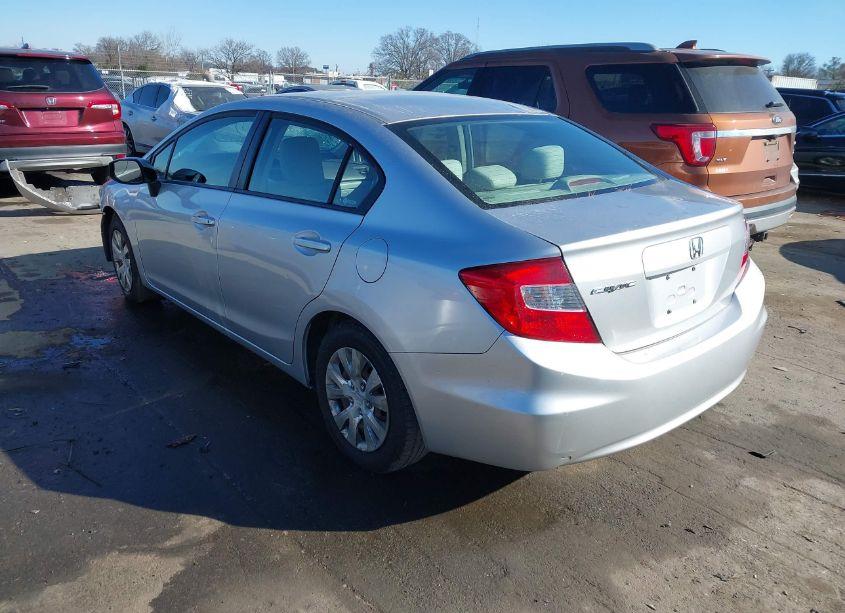 Photo 3 of 2012 Honda Civic SDN LX (VIN 19XFB2F57CE065958)