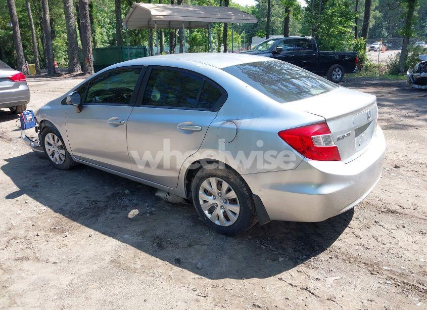 Photo 3 of 2012 Honda Civic LX (VIN 19XFB2F57CE081626)